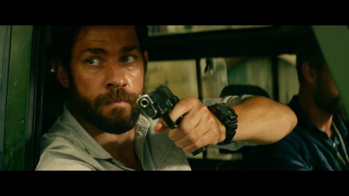 John Krasinski wearing G-Shock in 13 Hours: The Secret Soldiers of Benghazi