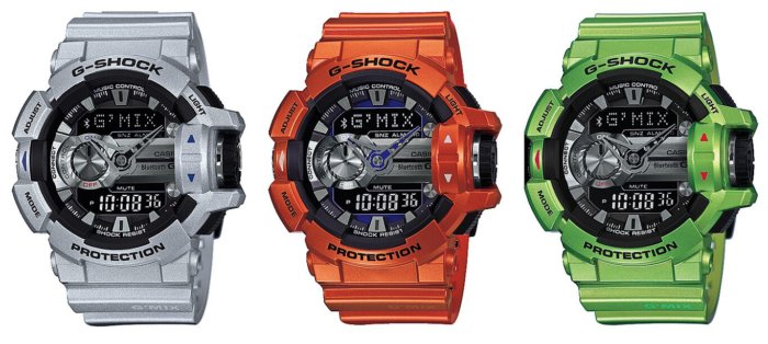 GBA-400-8B GBA-400-3B GBA-400-4B G-Shock G'MIX