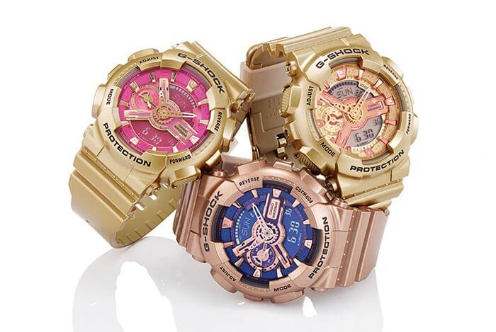 GMA-S110GD-2A GMA-S110GD-4A1 GMA-S110GD-4A2 Gold S Series G-Shock