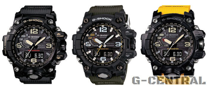 GWG-1000-1A GWG-1000-1A3 GWG-1000-1A9 G-Shock Mudmaster