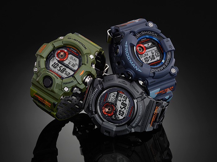 Bron industrie verlies G-Shock Master of G Men in Camouflage Series