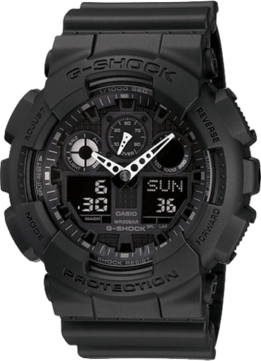 G-Shock GA100-1A1 Large Analog-Digital Watch