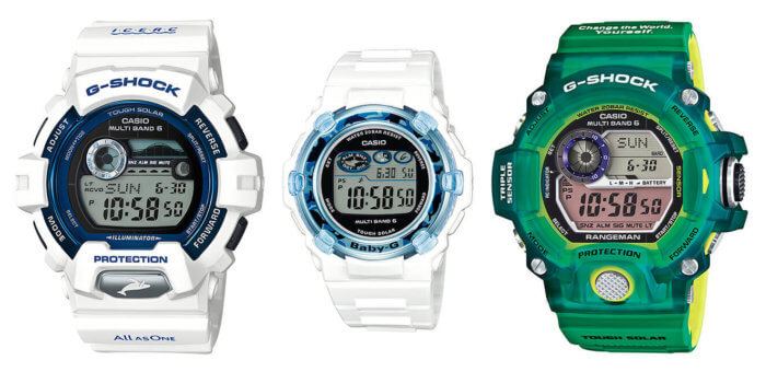 Love The Sea and The Earth G-Shock ICERC and Earthwatch Limited Edition Watches