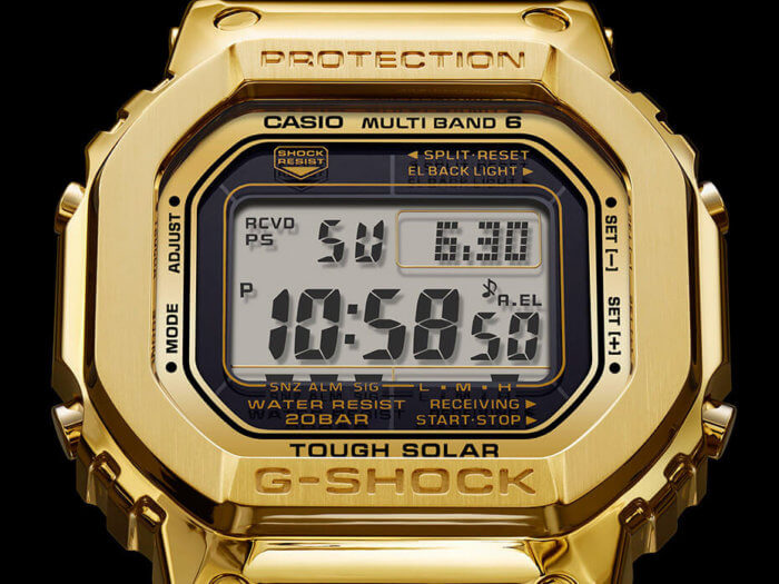 Pure Gold G-Shock Face