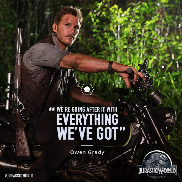 Chriss Pratt G-Shock in Jurassic World