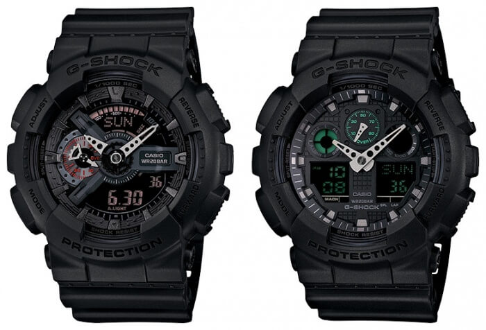 G-SHOCK Police Magazine Reader Choice Awards: GA110MB-1A GA100MB-1A