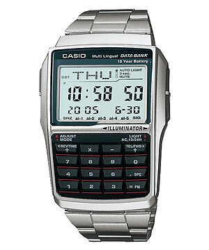 casio digital watch with calculator