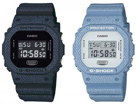 G-Shock DW-5600DC-1 and DW-5600DC-2 Denim Color Series