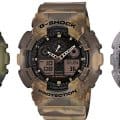 GA100MM-3A GA100MM-5A GA100MM-8A G-Shock Marble Camouflage Series