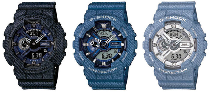 GA110DC-1A GA110DC-2A GA110DC-2A7 G-Shock GA-110 Denim Series