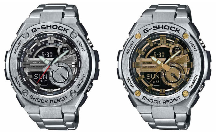 G-Shock G-STEEL  GST-210D-1A and GST-210D-9A