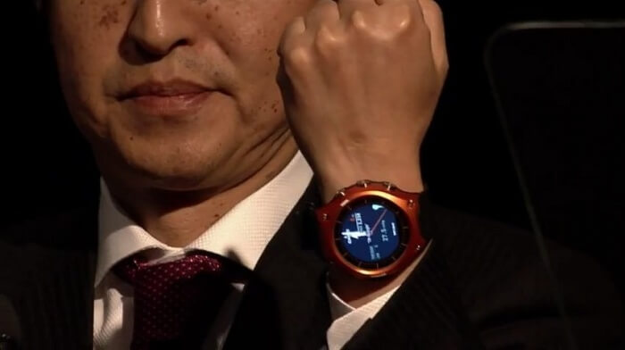 Casio Smartwatch worn by Casio President Kazuhiro Kashio