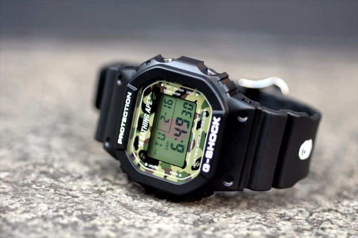 BAPE x G-Shock Bape Camo DW-5600E-1 Watch