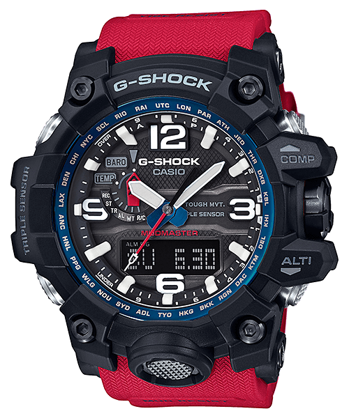 Resultat katastrofale stang G-Shock Master of G Rescue Red Series: Gulfmaster, Mudmaster, Gravitymaster