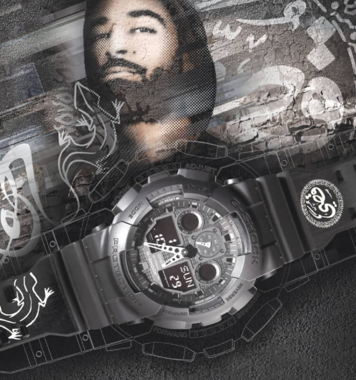 Qusai x G-Shock Limited Edtion GA-100 Watch