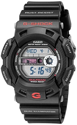 Casio G-Shock G9100-1 Gulfman Tide and Moon Watch