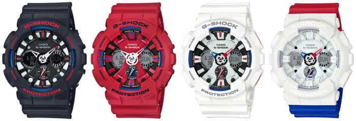 G-Shock GA-120TR-1A GA-120TR-4A GA-120TR-7A