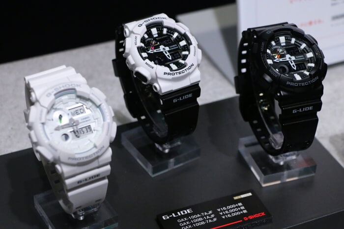 G-Shock GAX-100B-1A GAX-100B-7A GAX-100A-7A