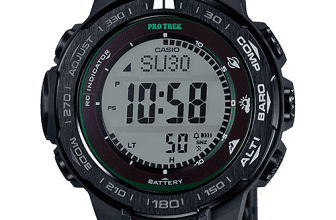 Casio Pro Trek PRW-3100FC-1JF with Sapphire Display and Metal Composite Folding Clasp Band