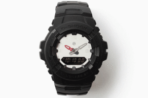 The Pool Aoyama x G-Shock G-100-1BMJF Whiteface Watch (Japan)
