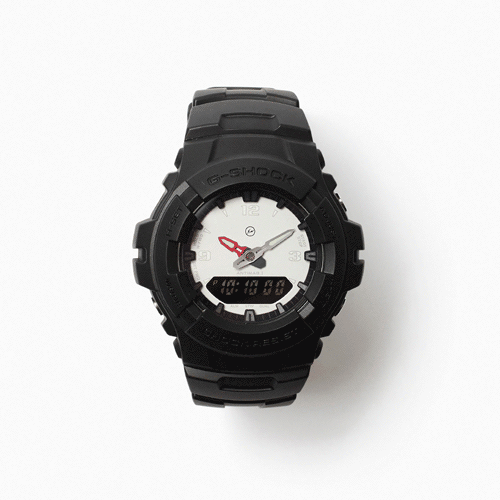 The Pool Aoyama x G-Shock G-100-1BMJF Whiteface Watch