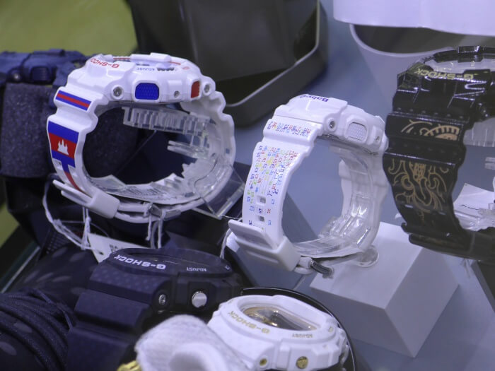 Cambodia Khmer Edition G-Shock and Baby-G Watches Rear