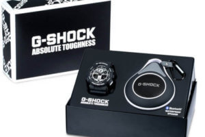 G-Shock GA100BW-1ABT Box Set with Bluetooth Speaker