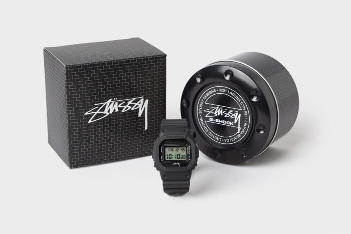 Stussy x G-Shock 2016 DW-5600 Black Brick Watch