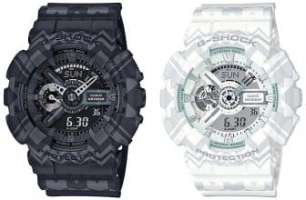 G-Shock Tribal Pattern Series GA-110TP-1A & GA-110TP-7A