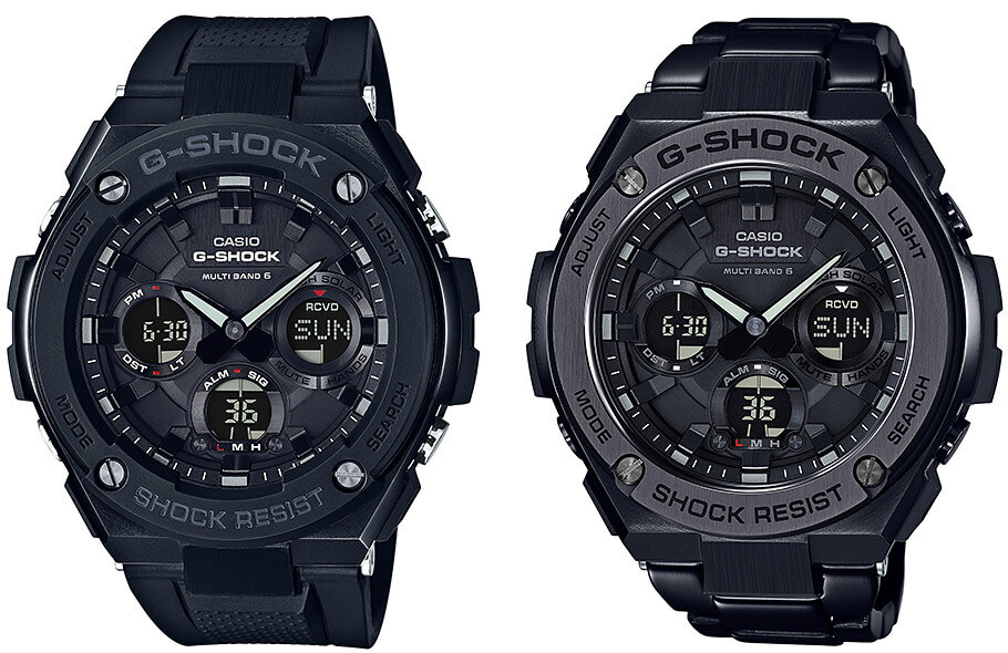 G-Shock G-STEEL GST-W100G-1BJF and GST-W110BD-1BJF