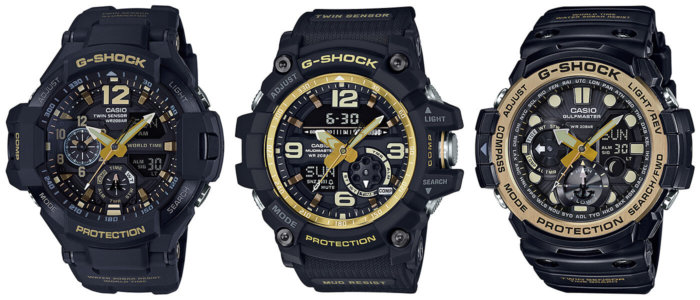 Black and Gold Master of G Twin Sensor Series