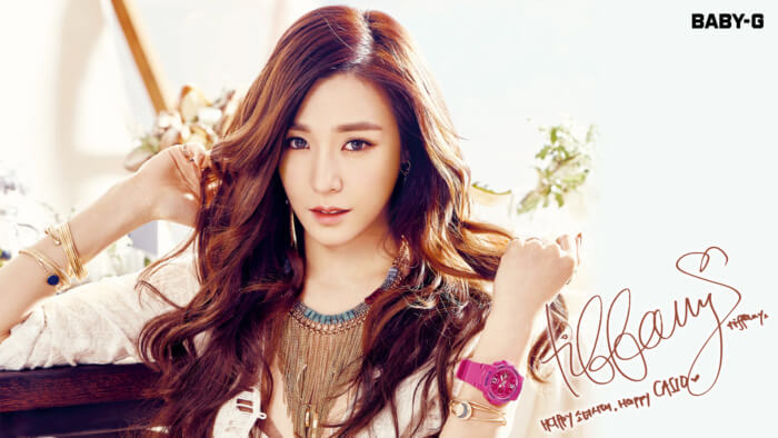 Girls Generation Casio Baby-G Summer 2016 Wallpaper Tiffany