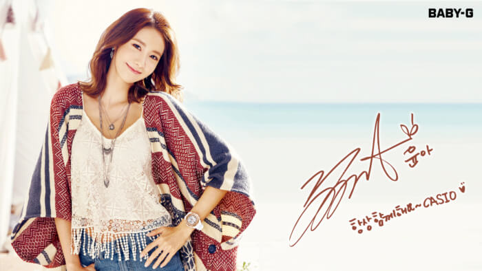 Girls Generation Casio Baby-G Summer 2016 Wallpaper Yoona