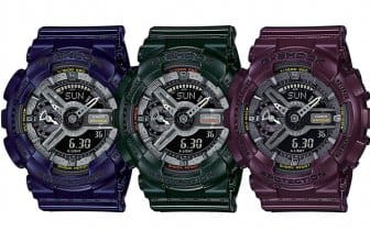 G-SHOCK Metallic Color S-Series GMA-S110MC-2A, GMA-S110MC-3A, GMA-S110MC-6A