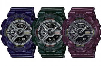 G-SHOCK Metallic Color S-Series GMA-S110MC-2A, GMA-S110MC-3A, GMA-S110MC-6A