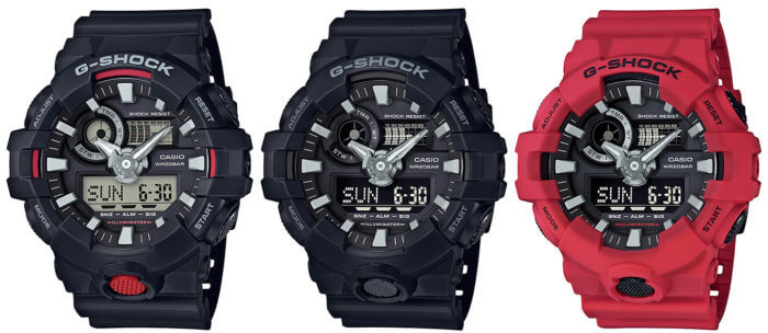 G-Shock GA-700 GA-700-1A GA-700-1B GA-700-4A