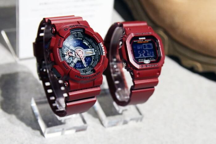 G-Shock Bordeaux Color Series GA-110EW-4AJF & GW-M5610EW-4JF