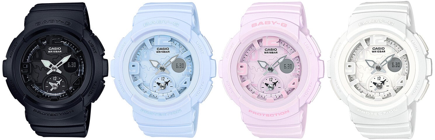Casio Baby-G BGA190BC Single Color Pastel Series – G-Central G 