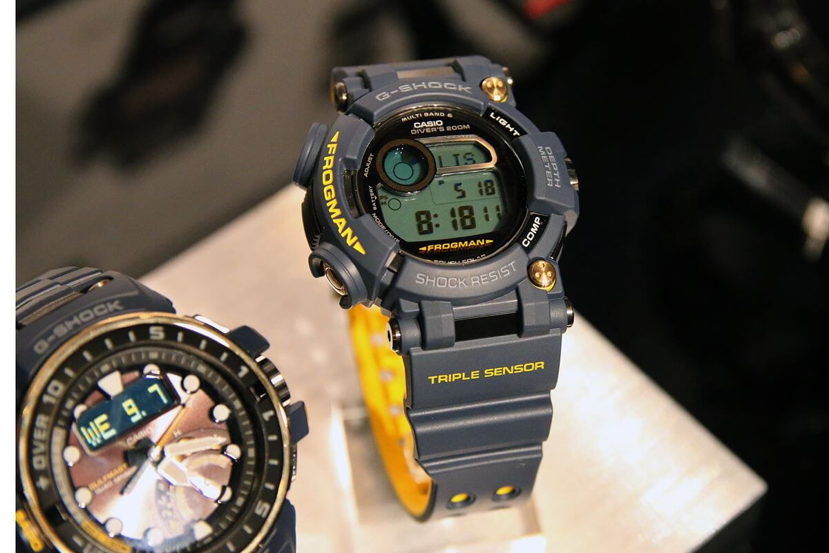G-Shock Master In Navy Blue Frogman and Gulfmasters