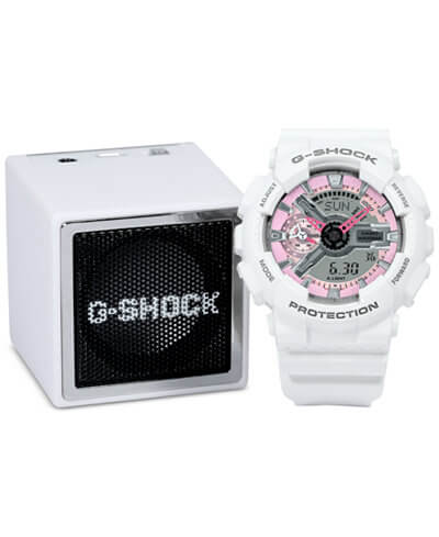 G-Shock S Series GMAS110MP7GB with Bluetooth Speaker