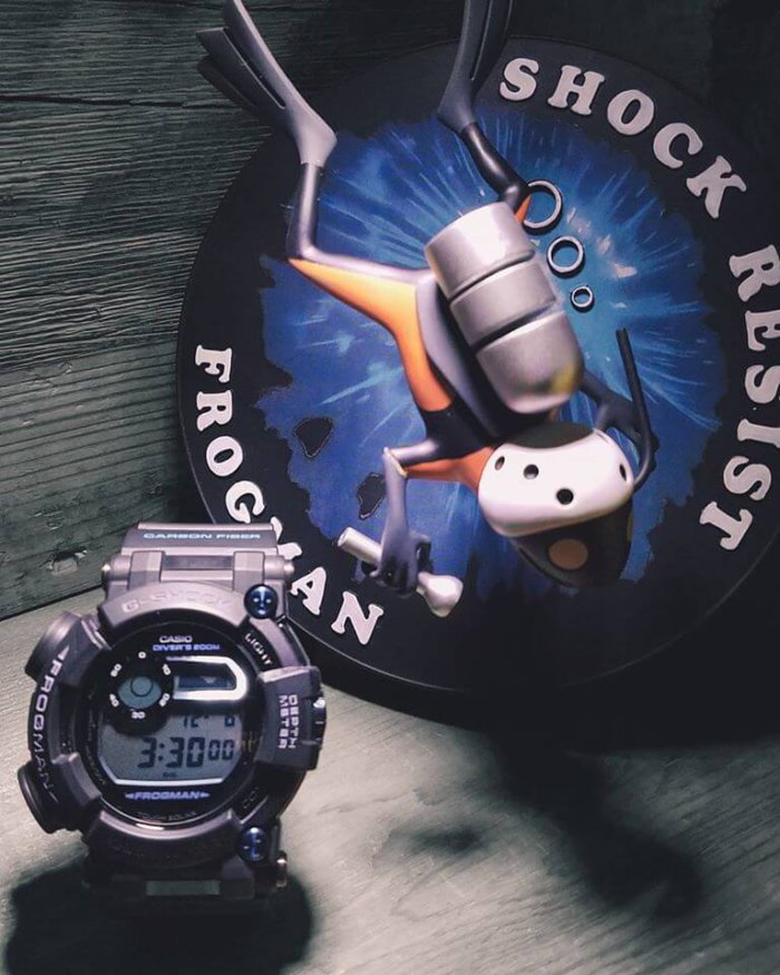 G-Shock Frogman Sculpture