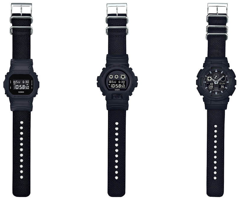 casio g shock nylon band