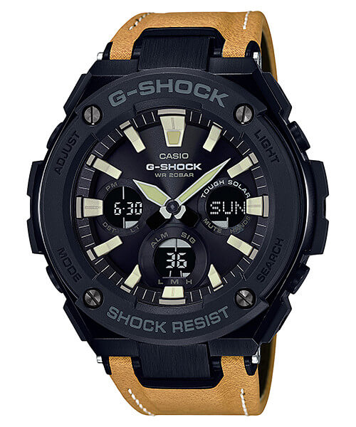 G-Shock G-STEEL GST-S120L-1B Tough Leather Band