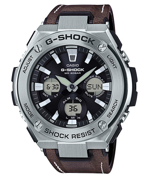 G-Shock G-STEEL GST-S130L-1A Tough Leather Band