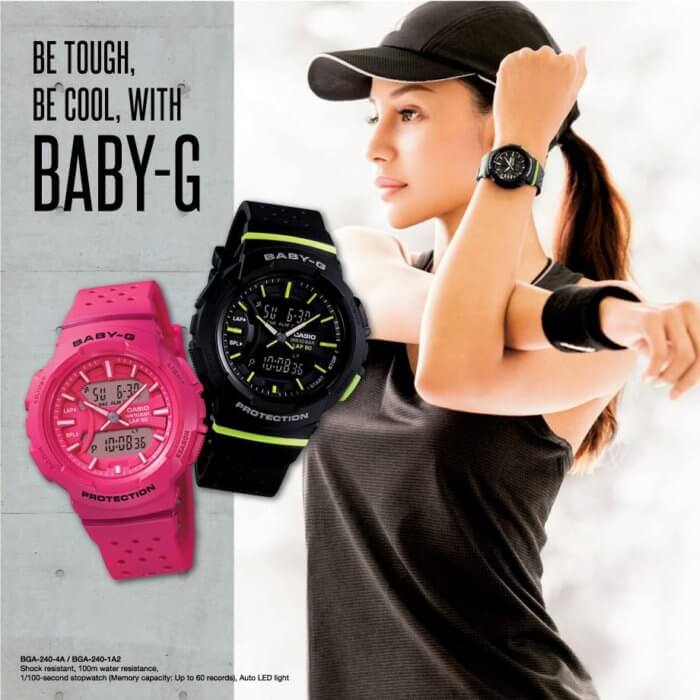 Baby-G BGA-240 Damenuhr zum Laufen