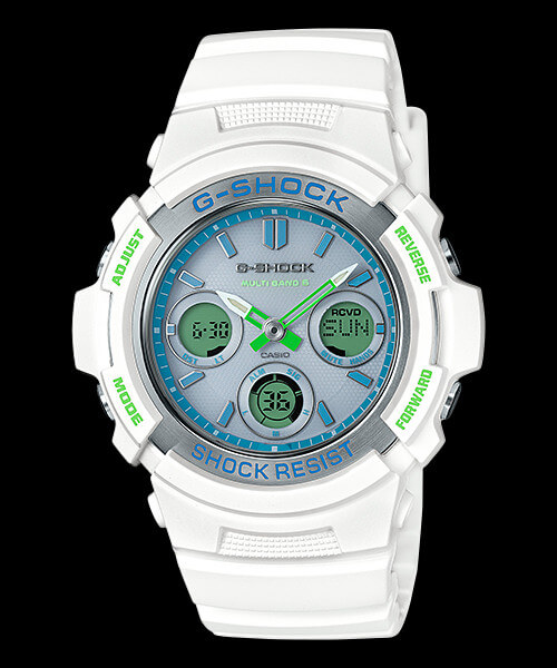 G-Shock WG White & Light Blue Summer Series - G-Central G-Shock 