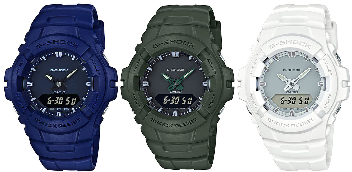 G-Shock G-100CU Clean Military Color Series