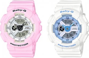 Casio Baby-G BA110BE-4 & BA110BE-7 Beach Color Pastel Series