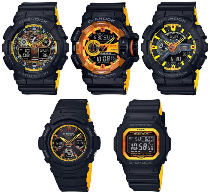 G-Shock BY Black and Yellow Series