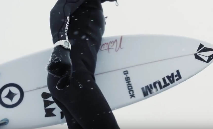 Leon Glatzer Casio G-Shock Arctic Surfing